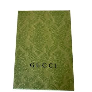 Gucci Olive Green Embossed Gift Box